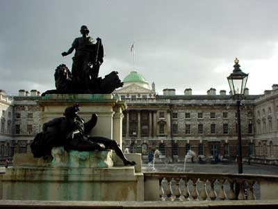 Somerset House, Sculpture of George III by John Bacon