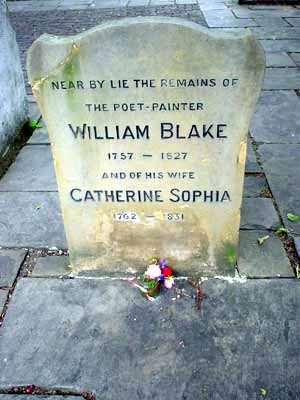 Grave of William Blake, Bunhill Fields