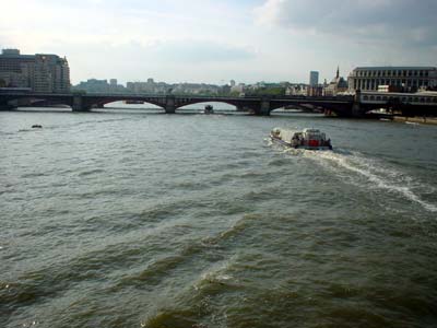 View from the Millennium Bridge, London