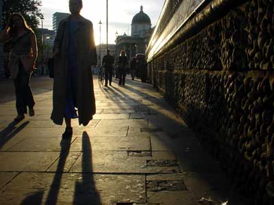 Shadows, Trafalgar Square, London WC2