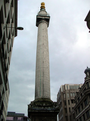 London Monument, Fish Street Hill, London EC3