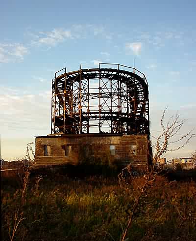 abandoned roller coaster, Coney Island
