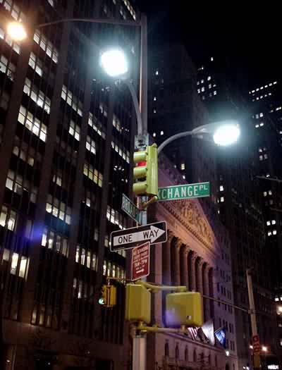 New York: street lights
