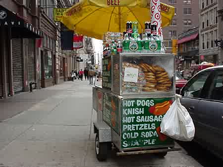 Street vendors - get yer pretzels here!