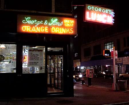shop on the corner, lower Manhattan