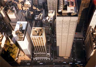 World Trade Center: looking down
