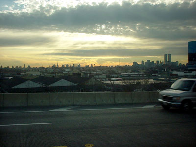 Manhattan in the distance, New York