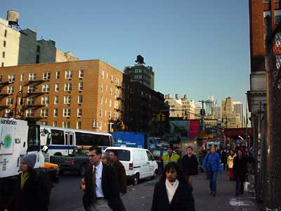 Morning rush hour, 23rd Street, Midtown, Manhattan, New York