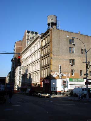Water tower, Broome Street, SoHo, Manhattan, New York