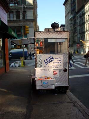 Street vendor, Prince Street/Broadway, Manhattan, New York