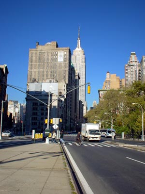 Empire State from 23rd Street and Broadway, Manhattan, New York