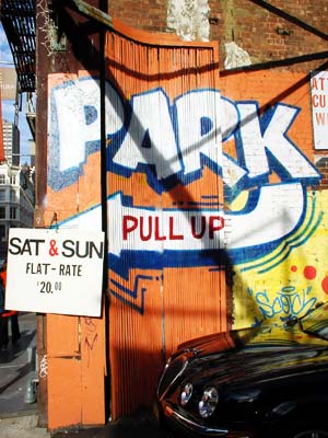 Parking sign, Manhattan, New York