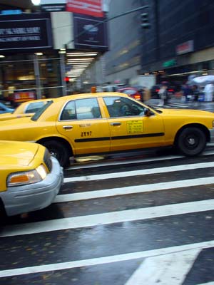 6th Avenue cabs, Manhattan, New York