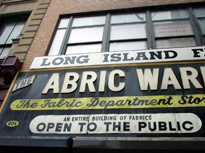 Long Island Abric, Broadway, Chinatown, Manhattan, New York