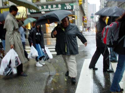 Canal Street umbrellas, Chinatown, Manhattan, New York