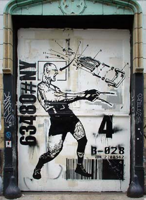 Graffiti, Ludlow St, Lower East Side, Manhattan, New York