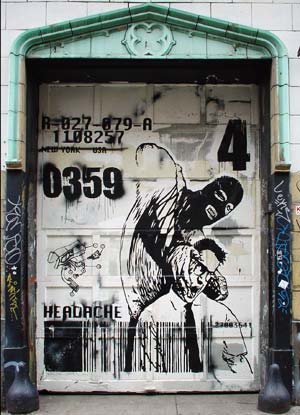 Graffiti, Ludlow St, Lower East Side, Manhattan, New York