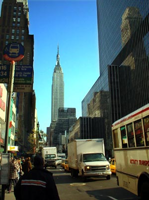 Empire State from 34th St, Manhattan, New York