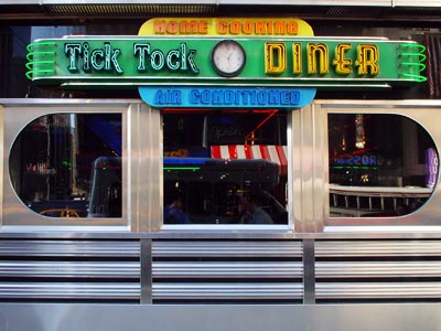 Tick Tock Diner, 34th and 8th Ave, Manhattan, New York