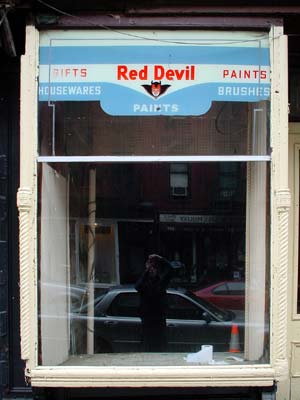 Red devil, Elizabeth St, Manhattan, New York
