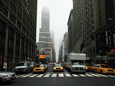Broadway and 38th Street, Manhattan, New York, NYC, USA