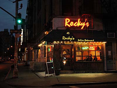 Rocky's, 45 Spring St, Litle Italy, Manhattan, New York, NYC, USA
