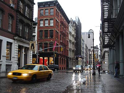 Greene Street and Grand Street, SoHo, Lower Manhattan, New York, NYC, USA