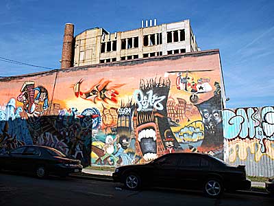 Williamsburg graffiti, Brooklyn, New York, NYC, USA