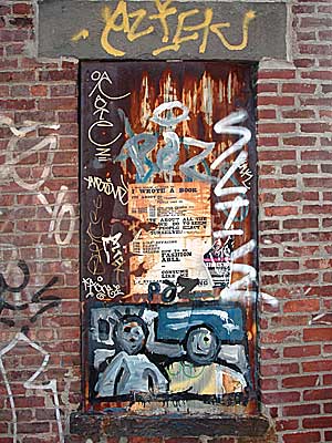Painted People, Driggs Avenue, Williamsburg, Brooklyn, New York, NYC, USA