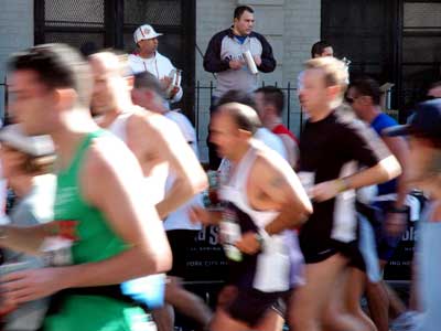 New York Marathon, Bedford Avenue, Williamsburg, Brooklyn, New York, NYC, USA