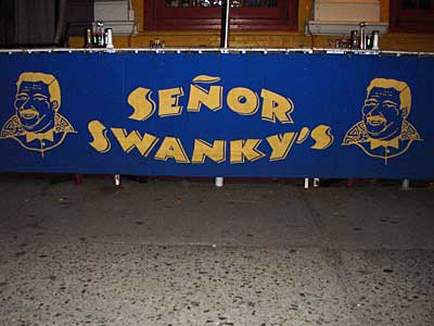 Senor Swanky's Mexican restaurant, 142 Bleecker St, Manhattan, NYC, USA