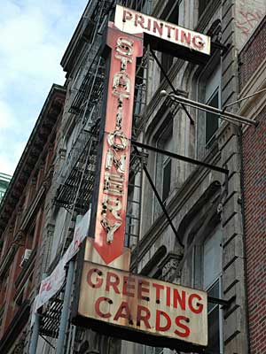 Printing, Stationery, Greeting Cards, Lower East Side, Manhattan, New York City, NYC, USA