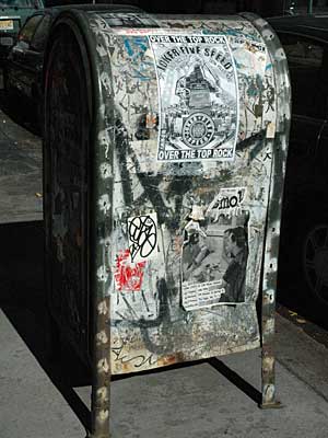 Mailbox, Midtown Manhattan, New York City, NYC, USA