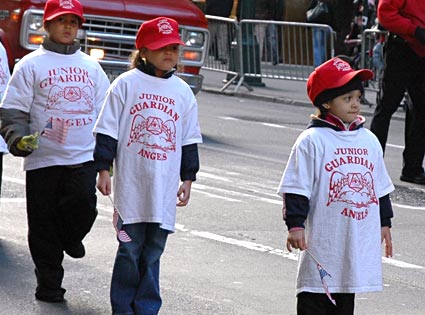 Guardian Angels, Nation's Parade, Veteran's Day Parade, 5th Avenue, Manhattan, New York, NYC, November 2005