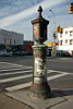 Old fire department call box, Williamsburg, Brooklyn, New York, USA