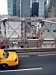 Taxi over the Brooklyn Bridge