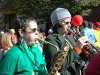 Sax and trumpet, NY Marathon, New York, USA