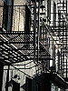 Fire Escapes, Red Hook, New York, USA