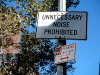 Unnecessary Noise Prohibited, New York, USA