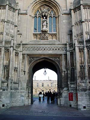 Main entrance, Christ Church, Oxford University, Oxford, Oxfordshire