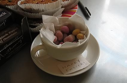 Easter in the Brockwell Park cafe