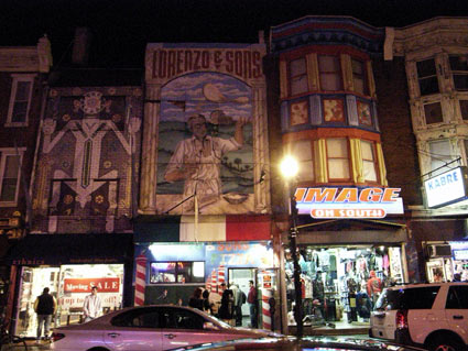 Photos of shops and street scenes along South Street, Philadelphia, PA, US
