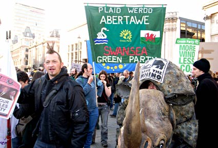 Climate Change  protest, Trafalgar Square, London, Saturday, 04 Nov 2006 