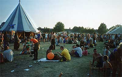 Late afternoon, Deptford Urban Free Festival, London 1995