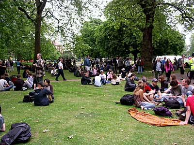 Jayday Cannabis March and Festival, Kennington Park meet up, 5th June 2004