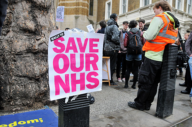 Save the NHS: photos of London Protest outside the Department of Health, Saturday March 17th 2012