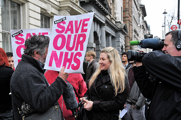 Save the NHS: photos of London Protest outside the Department of Health, Saturday March 17th 2012
