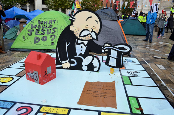 Occupy London protest, St Pauls, central London, October 2011