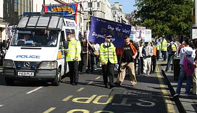 Stop the War protest, London, Sept 24th 2005