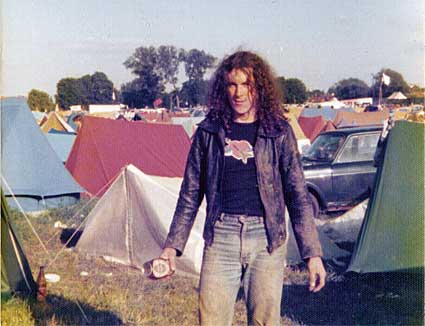 Yours truly, Reading Festival 1977